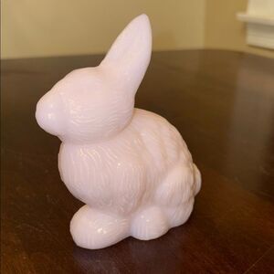 Mosser Glass Crown Tuscan Pink Easter Rabbit Bunny